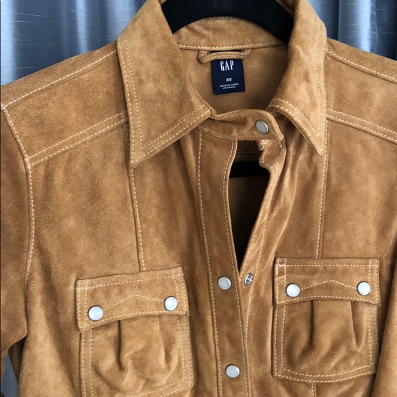 Vintage GAP genuine suede top/jacket - Picture 3 of 8